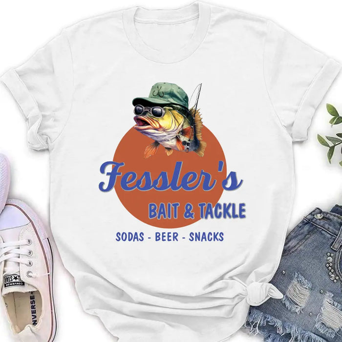 Personalized Fishing Shirt/Hoodie - Father's Day Gift Idea for Fishing Lovers - Bait & Tackle