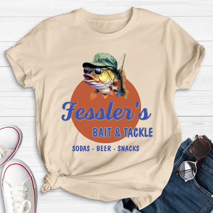 Personalized Fishing Shirt/Hoodie - Father's Day Gift Idea for Fishing Lovers - Bait & Tackle