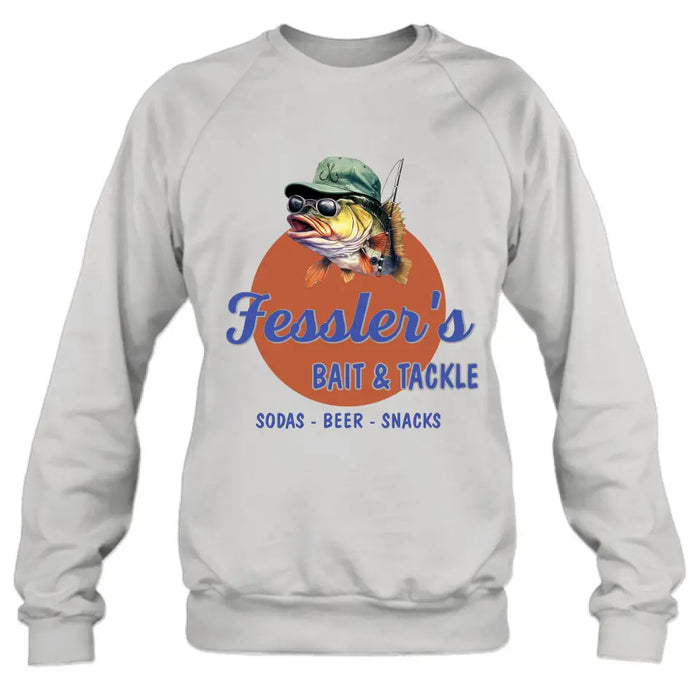 Personalized Fishing Shirt/Hoodie - Father's Day Gift Idea for Fishing Lovers - Bait & Tackle