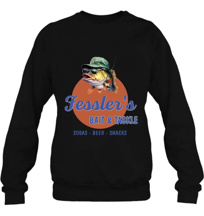 Personalized Fishing Shirt/Hoodie - Father's Day Gift Idea for Fishing Lovers - Bait & Tackle