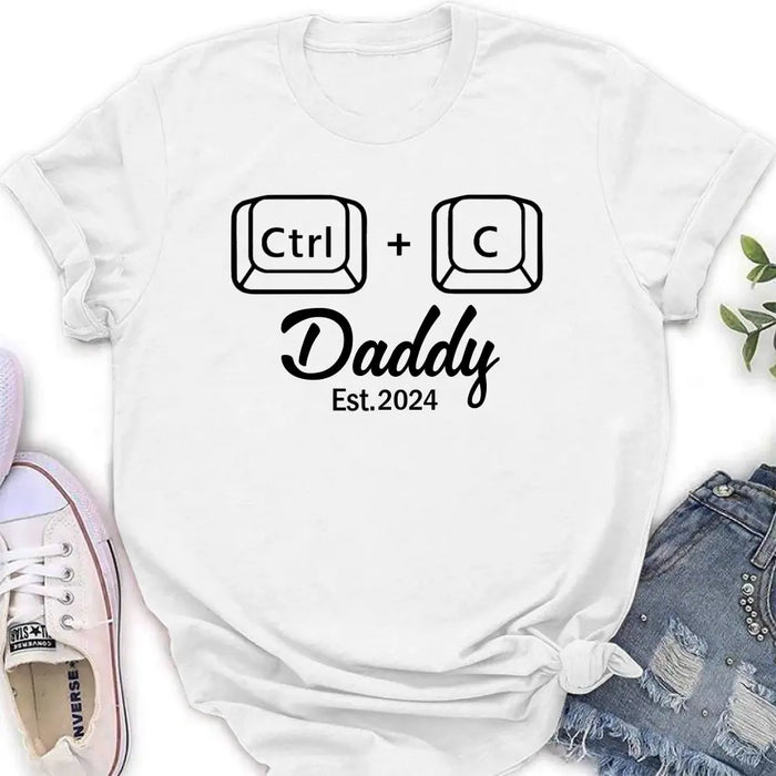 Personalized Father Baby Onesie/T-Shirt - Father's Day Gift Idea for Baby & Daddy