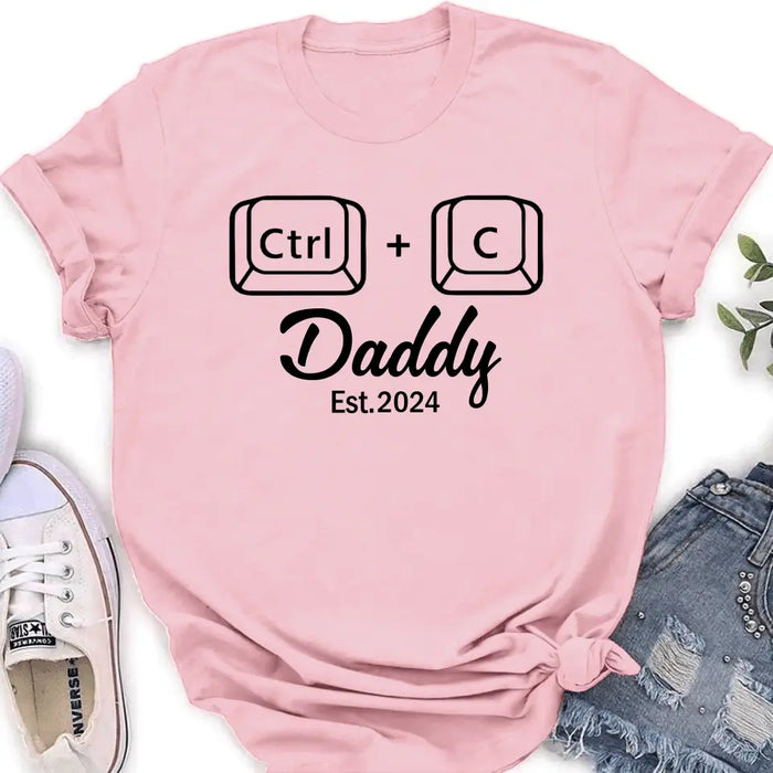 Personalized Father Baby Onesie/T-Shirt - Father's Day Gift Idea for Baby & Daddy