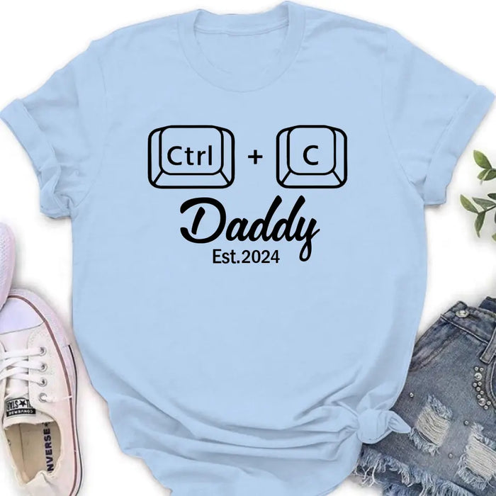 Personalized Father Baby Onesie/T-Shirt - Father's Day Gift Idea for Baby & Daddy