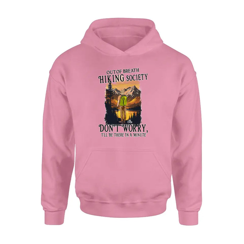 Personalized Hiking Shirt/Hoodie - Father's Day Gift/Mother's Day Idea for Hiking Lovers - Out Of Breath Hiking Society