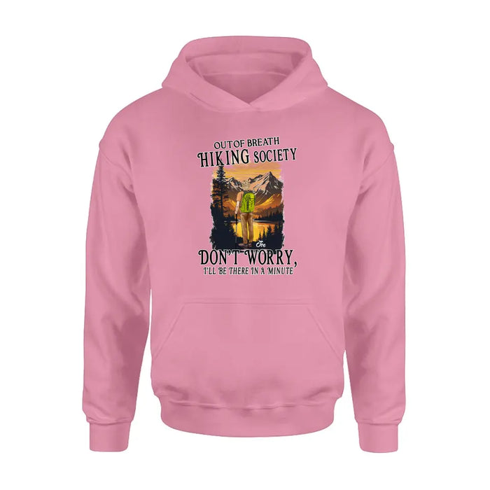 Personalized Hiking Shirt/Hoodie - Father's Day Gift/Mother's Day Idea for Hiking Lovers - Out Of Breath Hiking Society