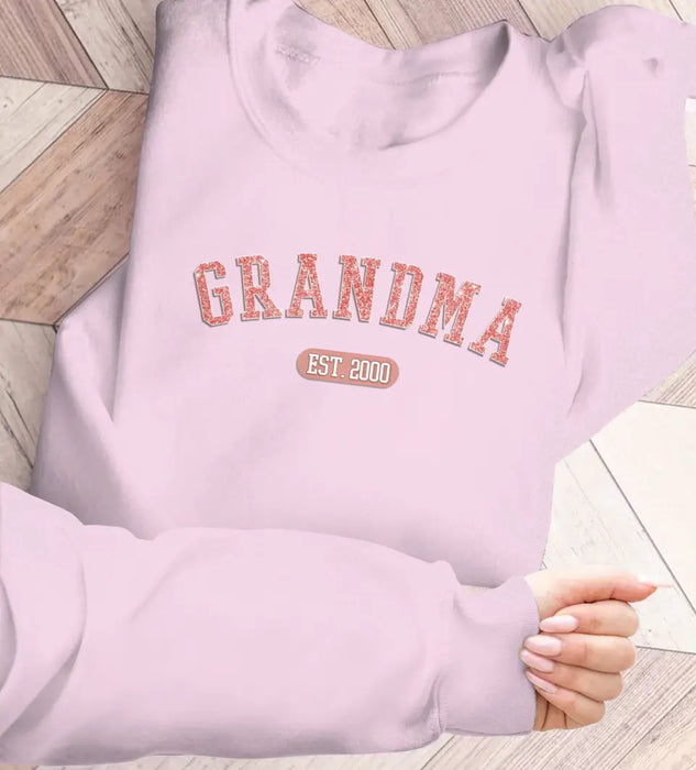 Personalized Grandma/Mom AOP Sweater - Up to 10 Grandkids - Mother's Day Gift Idea For Grandma/Mother