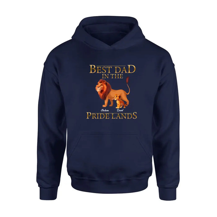 Personalized Lion Shirt/Hoodie - Up to 7 Children - Father's Day Gift Idea - Best Dad In The Pride Lands