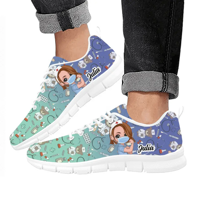 Personalized Nurse Sneakers - Gift Idea For Nurses/Friends
