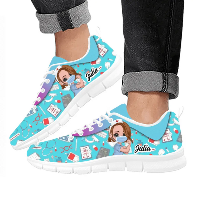 Personalized Nurse Sneakers - Gift Idea For Nurses/Friends