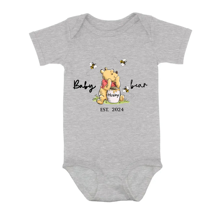 Personalized Family Bear Baby Onesie/T-Shirt - Father's Day/Mother's Day Gift Idea