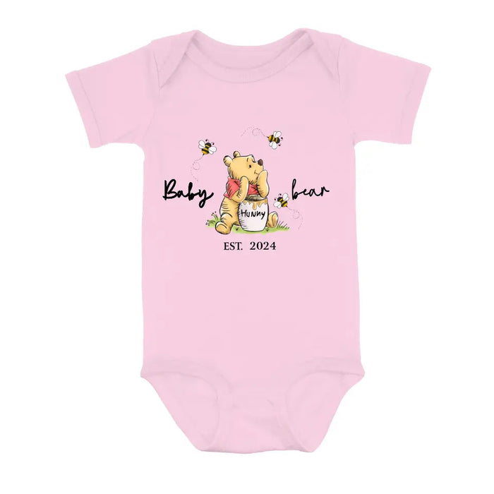 Personalized Family Bear Baby Onesie/T-Shirt - Father's Day/Mother's Day Gift Idea