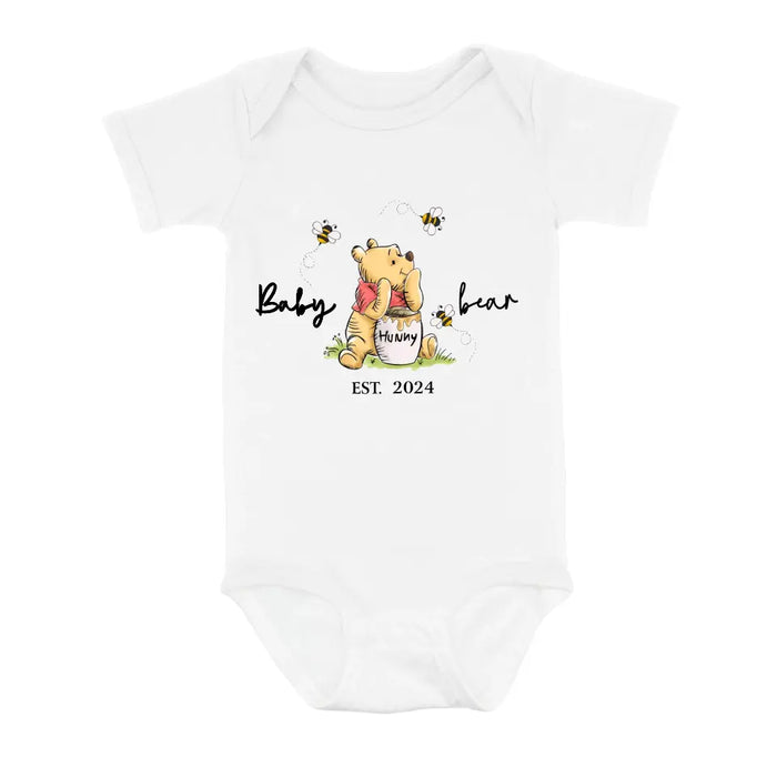 Personalized Family Bear Baby Onesie/T-Shirt - Father's Day/Mother's Day Gift Idea