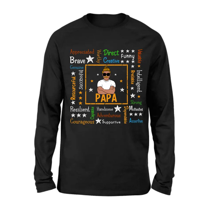 Personalized Daddy Affirmation Shirt/Hoodie - Father's Day Gift Idea For Dad/Grandpa