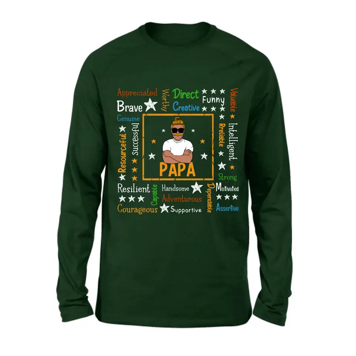Personalized Daddy Affirmation Shirt/Hoodie - Father's Day Gift Idea For Dad/Grandpa
