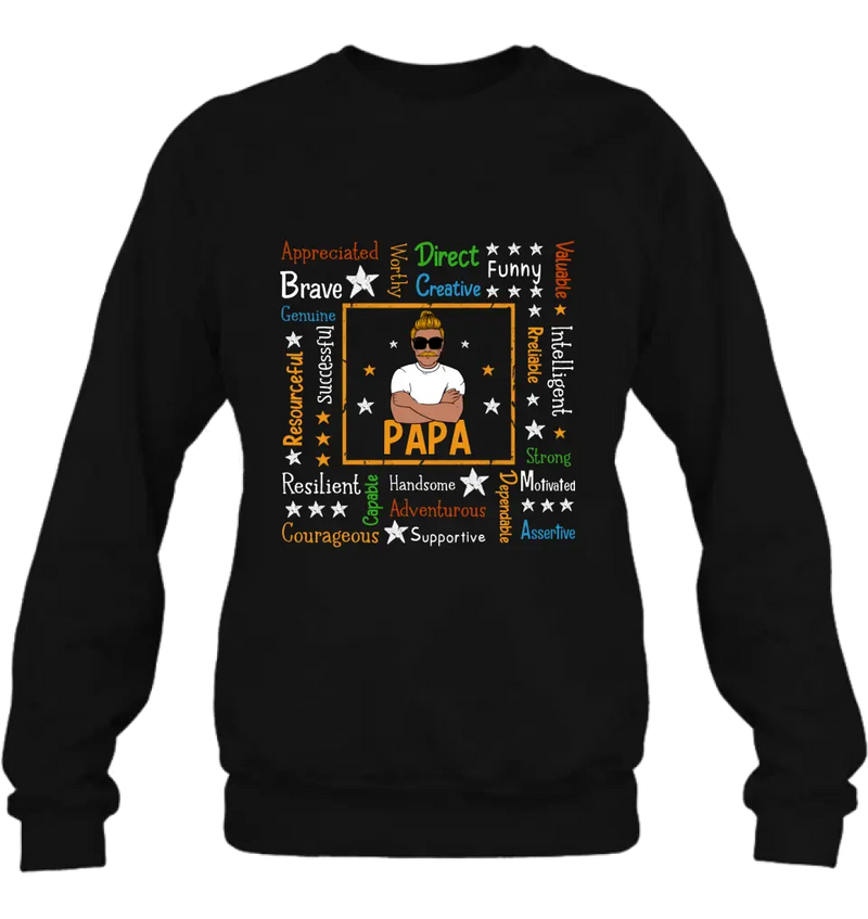 Personalized Daddy Affirmation Shirt/Hoodie - Father's Day Gift Idea For Dad/Grandpa