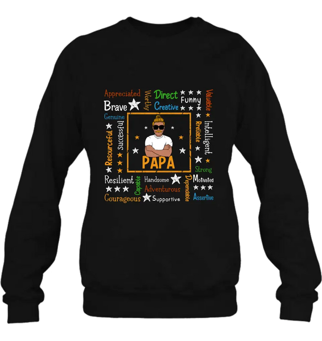 Personalized Daddy Affirmation Shirt/Hoodie - Father's Day Gift Idea For Dad/Grandpa
