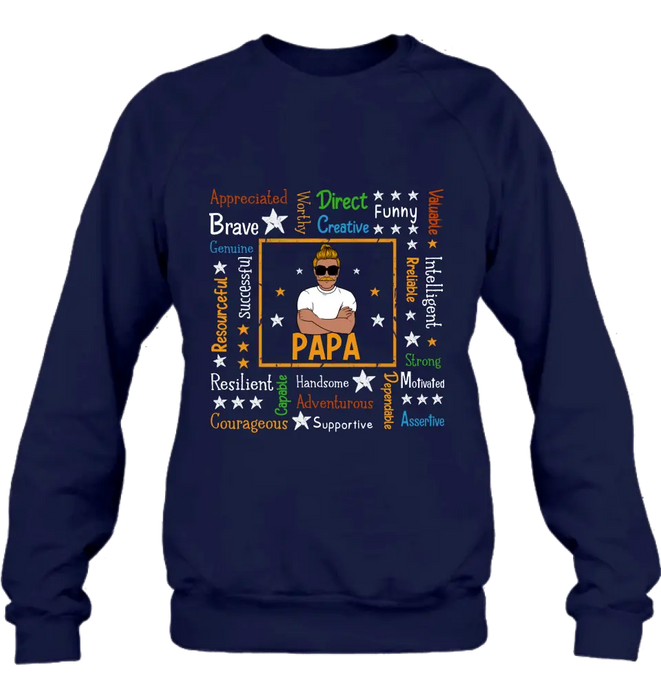 Personalized Daddy Affirmation Shirt/Hoodie - Father's Day Gift Idea For Dad/Grandpa