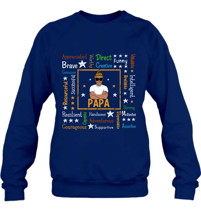 Personalized Daddy Affirmation Shirt/Hoodie - Father's Day Gift Idea For Dad/Grandpa