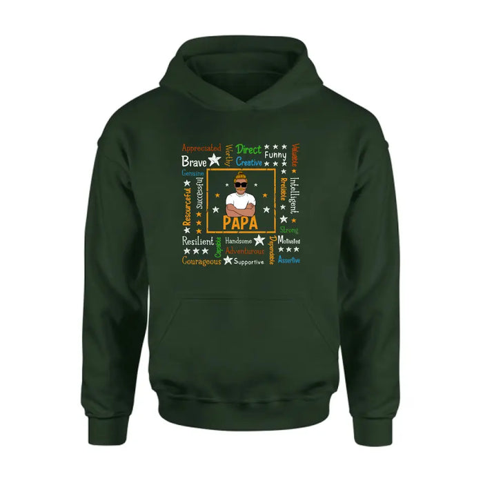 Personalized Daddy Affirmation Shirt/Hoodie - Father's Day Gift Idea For Dad/Grandpa