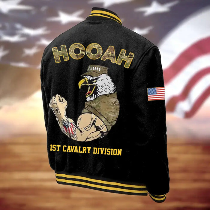 Personalized Veteran Jacket - Gift Idea For Veteran/Father's Day/Birthday Gift - Proudly Served Duty Honor Country