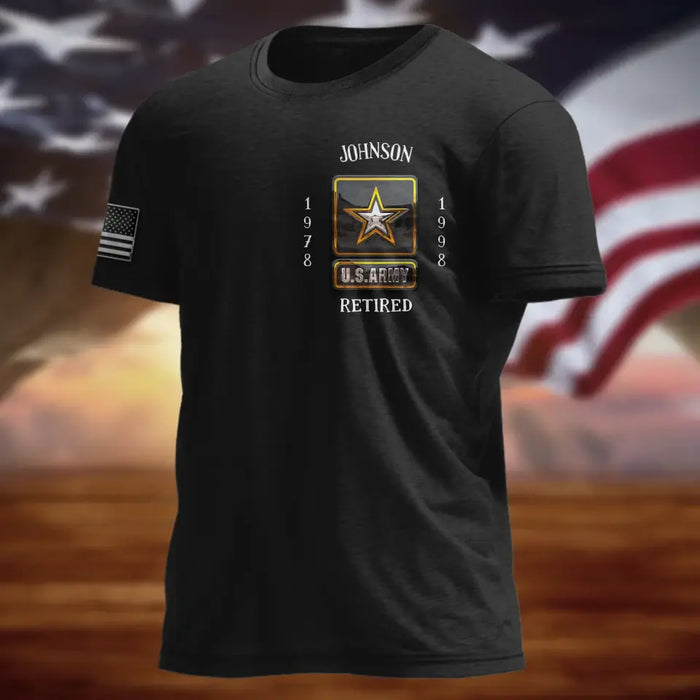Personalized Veteran AOP Men's T-shirt - Father's Day Gift Idea For Veteran - I Never Dreamed That Someday I Would Be A Grumpy Old Veteran