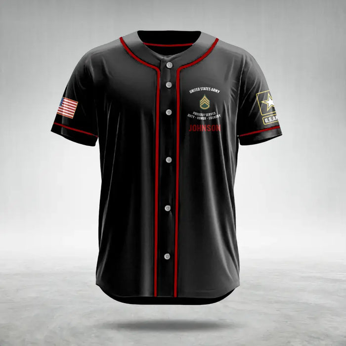 Personalized Veteran AOP Baseball Jersey - Gift Idea For Veteran/Father's Day - The Greatest Danger To American Freedom Is A Government That Ignores The Constitution