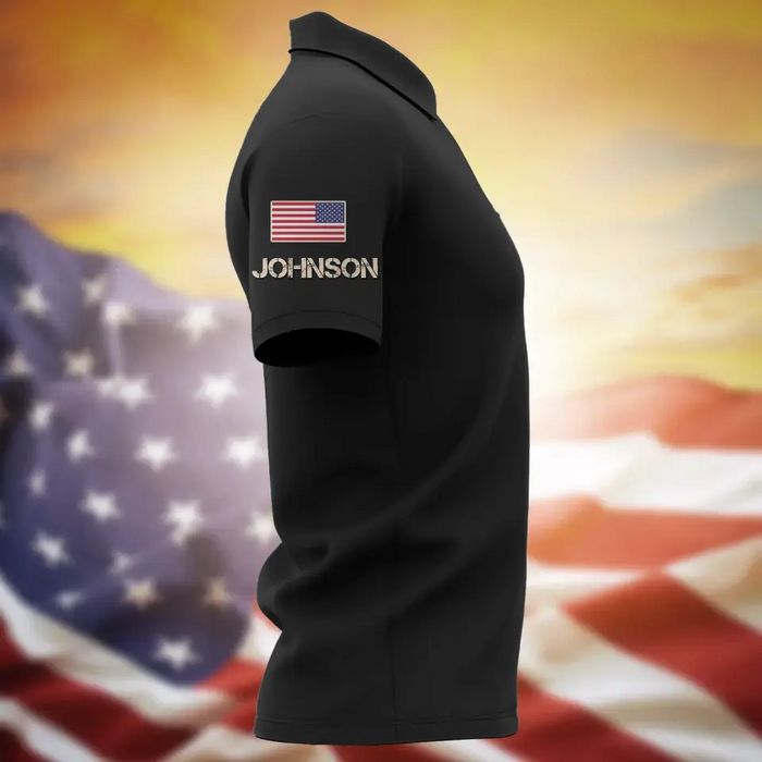 Personalized Veteran All-Over Print Polo Shirt - Memorial Gift Idea For Veteran - Enjoy Your Freedom