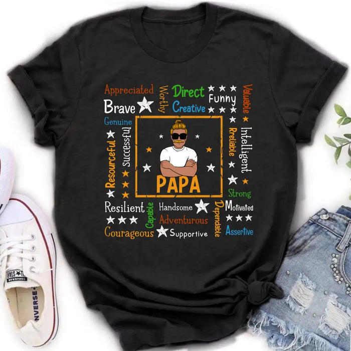 Personalized Daddy Affirmation Shirt/Hoodie - Father's Day Gift Idea For Dad/Grandpa