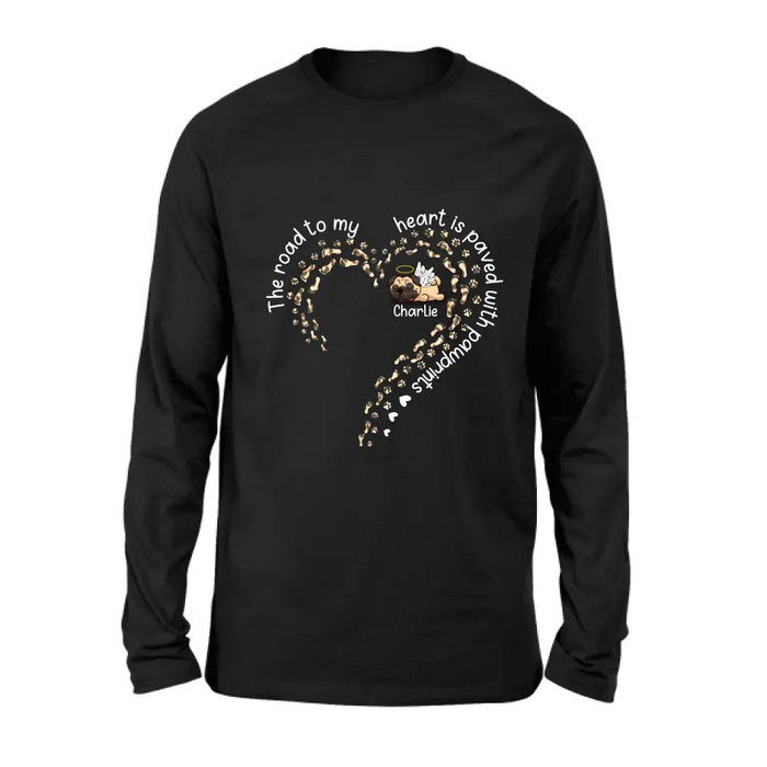 Personalized Memorial Dog Shirt - Mother's Day Gift For Dog Mom/Dog Dad - Up to 4 dogs
