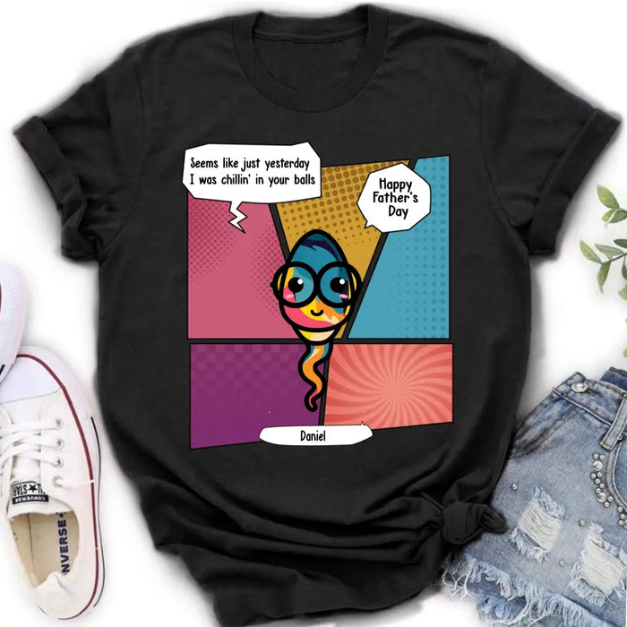 Personalized Funny Shirt/Hoodie - Up to 6 Children - Father's Day Gift Idea - Happy Father's Day