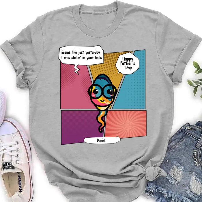 Personalized Funny Shirt/Hoodie - Up to 6 Children - Father's Day Gift Idea - Happy Father's Day