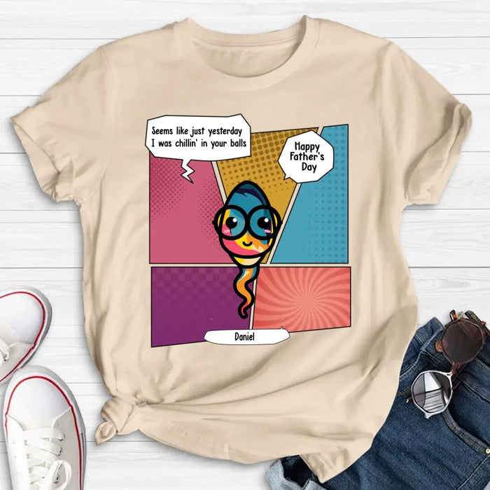 Personalized Funny Shirt/Hoodie - Up to 6 Children - Father's Day Gift Idea - Happy Father's Day