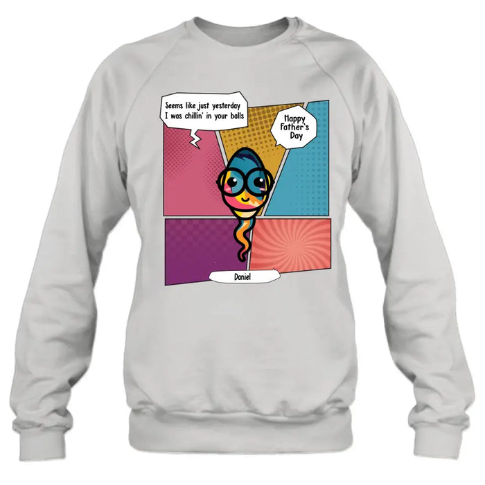 Personalized Funny Shirt/Hoodie - Up to 6 Children - Father's Day Gift Idea - Happy Father's Day