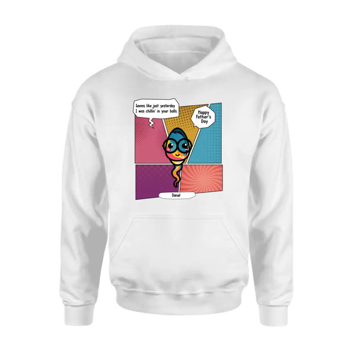 Personalized Funny Shirt/Hoodie - Up to 6 Children - Father's Day Gift Idea - Happy Father's Day