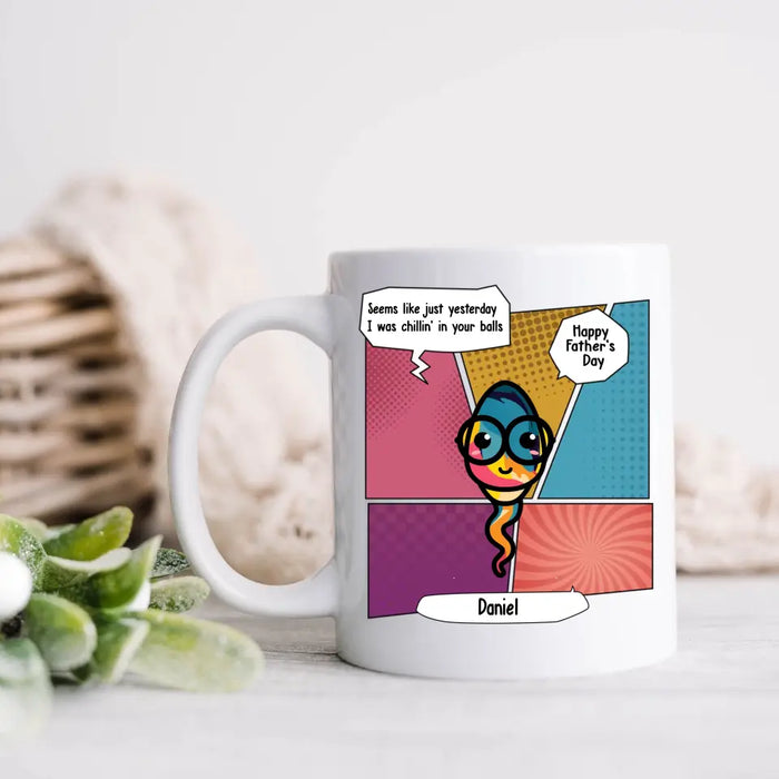 Personalized Funny Coffee Mug - Up to 6 Children - Father's Day Gift Idea - Happy Father's Day