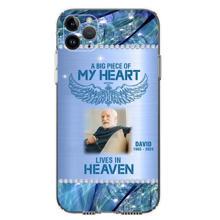 Custom Personalized Memorial Photo Phone Case - Upload Photo - Memorial Gift For Family Member - Never Walk Alone - Case For iPhone/ Samsung