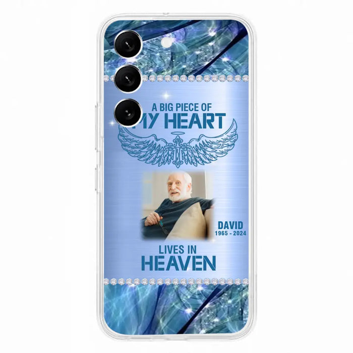 Custom Personalized Memorial Photo Phone Case - Upload Photo - Memorial Gift For Family Member - Never Walk Alone - Case For iPhone/ Samsung