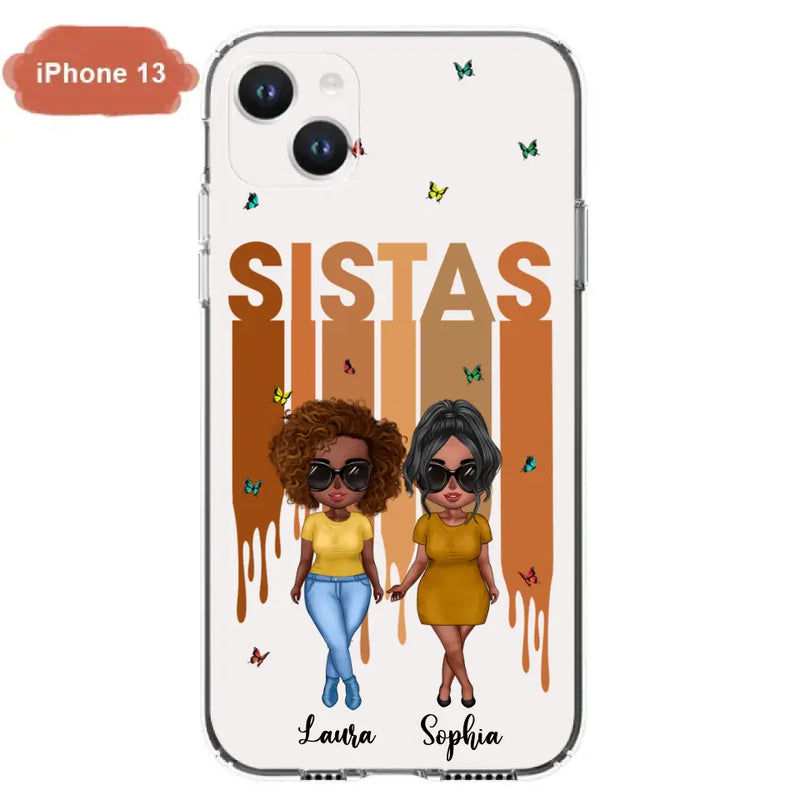 Personalized Best Friends Phone Case - Up to 5 Girls - Gift Idea For Sisters/Besties - Case For iPhone/Samsung