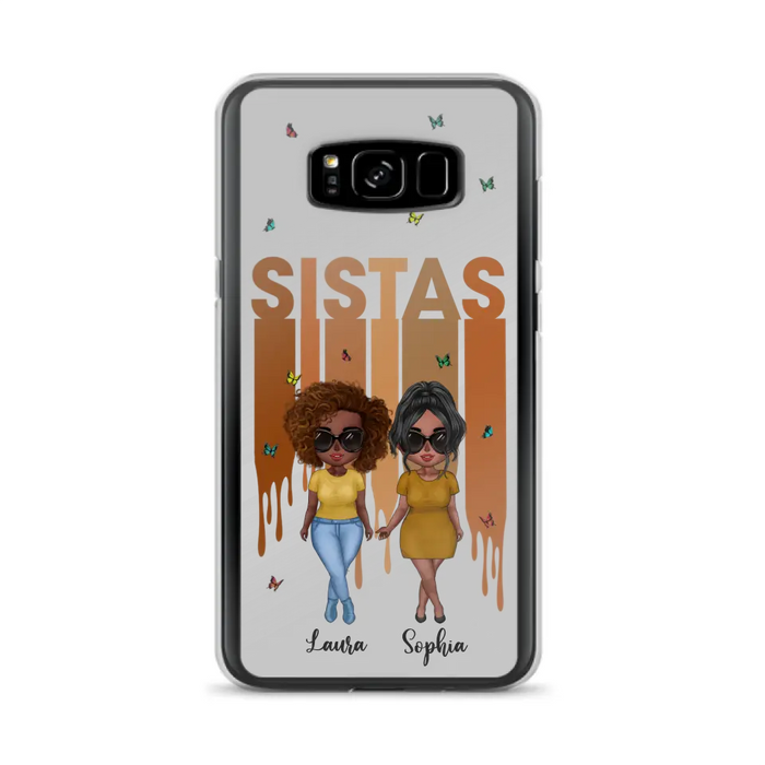 Personalized Best Friends Phone Case - Up to 5 Girls - Gift Idea For Sisters/Besties - Case For iPhone/Samsung