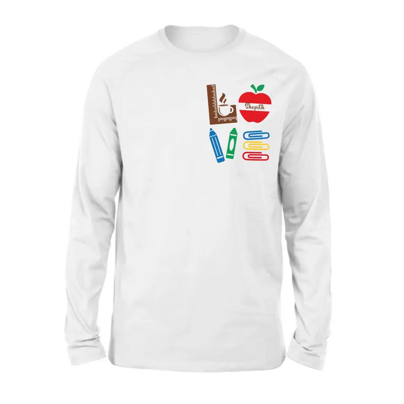 Custom Personalized Teacher Shirt/ Hoodie - Gift Idea For Teacher/ Back To School
