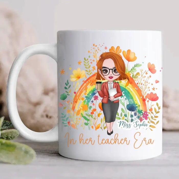 Personalized Teacher Coffee Mug - Gift Idea For Teacher/Birthday/Back To School - In Her Teacher Era