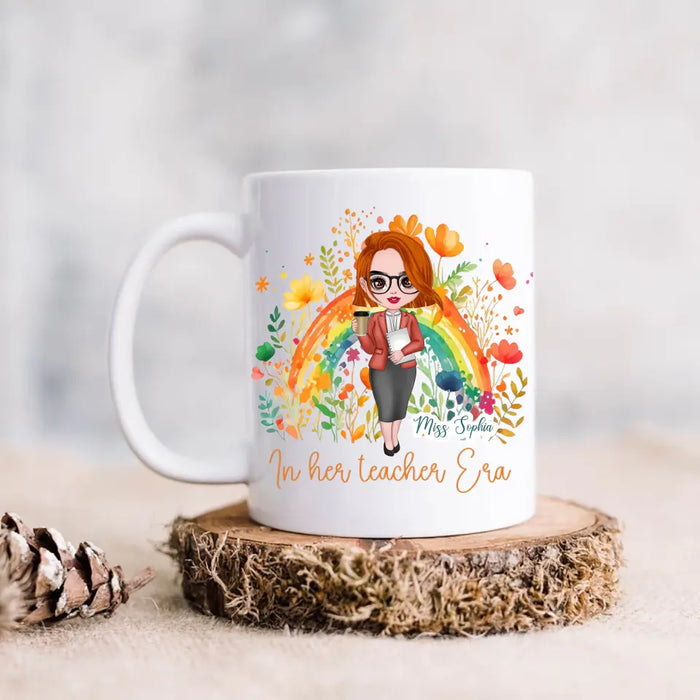 Personalized Teacher Coffee Mug - Gift Idea For Teacher/Birthday/Back To School - In Her Teacher Era