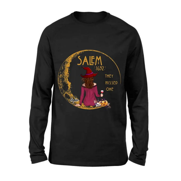 Personalized Salem 1692 Witch T-shirt/Long Sleeve/Sweatshirt/Hoodie - Gift Idea For Halloween - They Missed One