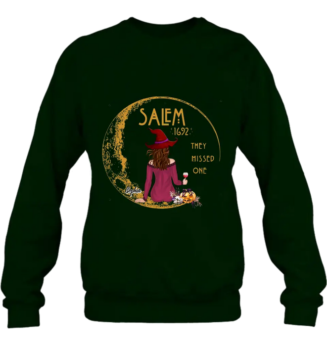 Personalized Salem 1692 Witch T-shirt/Long Sleeve/Sweatshirt/Hoodie - Gift Idea For Halloween - They Missed One