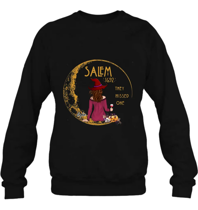 Personalized Salem 1692 Witch T-shirt/Long Sleeve/Sweatshirt/Hoodie - Gift Idea For Halloween - They Missed One