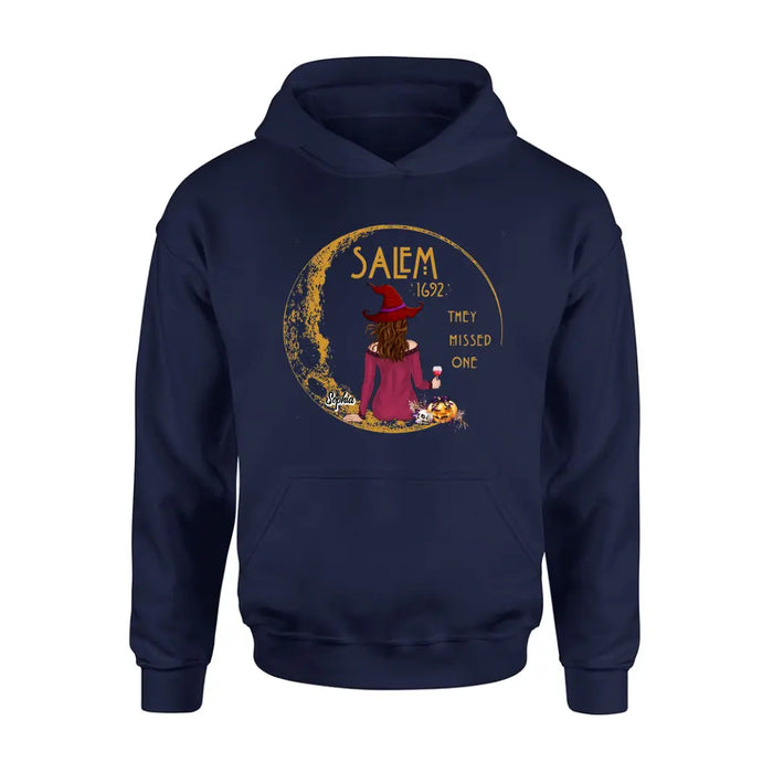 Personalized Salem 1692 Witch T-shirt/Long Sleeve/Sweatshirt/Hoodie - Gift Idea For Halloween - They Missed One