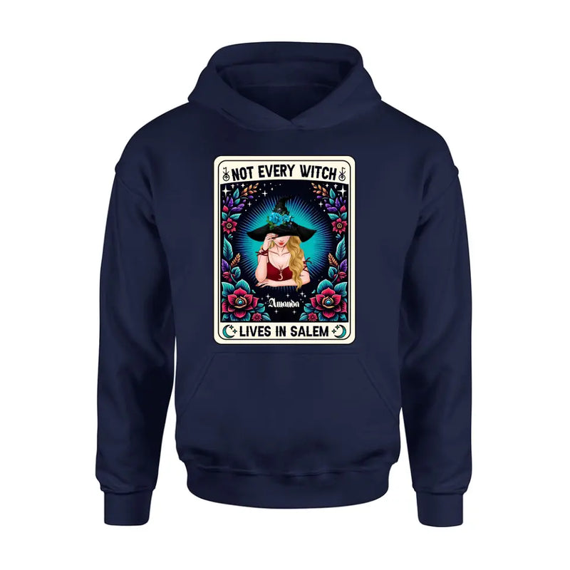 Personalized Witch T-shirt/Long Sleeve/Sweatshirt/Hoodie - Gift Idea For Halloween/Witch - Not Every Witch Lives In Salem