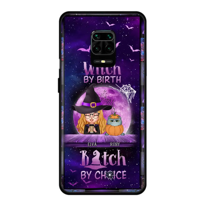 Personalized Witch Phone Case - Gift Idea For Witch/ Dog/Cat Lover - Up to 4 Pets - Witch By Birth - Case For Xiaomi/Oppo/Huawei