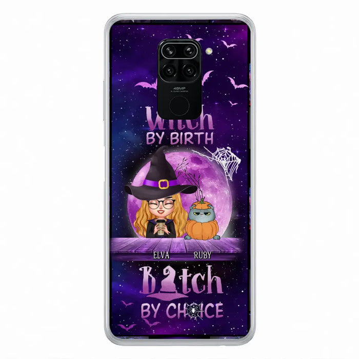 Personalized Witch Phone Case - Gift Idea For Witch/ Dog/Cat Lover - Up to 4 Pets - Witch By Birth - Case For Xiaomi/Oppo/Huawei