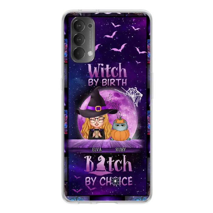 Personalized Witch Phone Case - Gift Idea For Witch/ Dog/Cat Lover - Up to 4 Pets - Witch By Birth - Case For Xiaomi/Oppo/Huawei